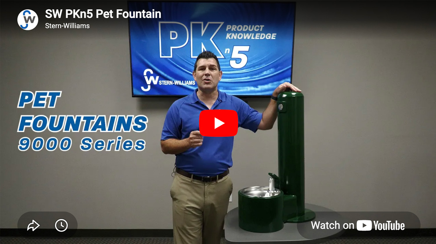 Product Knowledge in 5 for Stern-Williams Pet Fountain